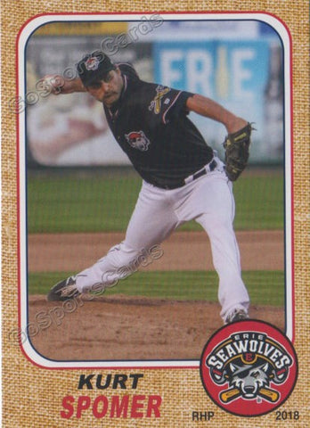 2018 Erie SeaWolves Kurt Spomer