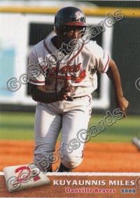 2009 Danville Braves Kuyaunnis Miles