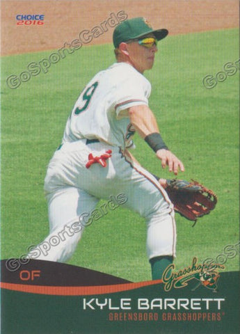 2016 Greensboro Grasshoppers Kyle Barrett