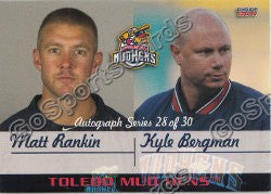 2011 Toledo Mud Hens Kyle Bergman Matt Rankin