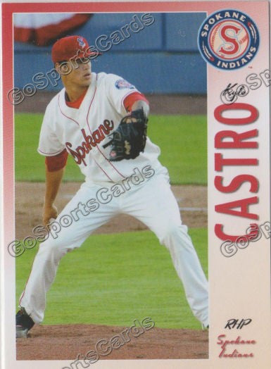 2013 Spokane Indians Kyle Castro
