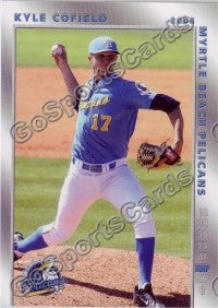 2008 Myrtle Beach Pelicans Kyle Cofield