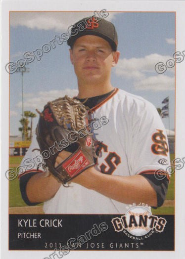 2013 San Jose Giants Kyle Crick