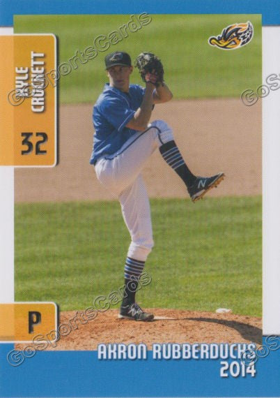 2014 Akron RubberDucks Kyle Crockett