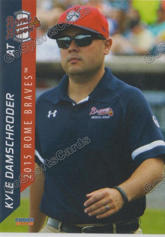 2015 Rome Braves Kyle Damschroder