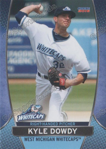 2016 West Michigan Whitecaps Kyle Dowdy