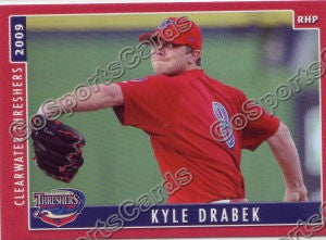 2009 Clearwater Threshers Kyle Drabek