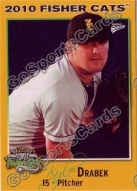 2010 New Hampshire Fisher Cats Kyle Drabek