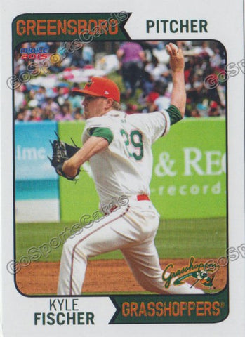 2015 Greensboro Grasshoppers Kyle Fischer
