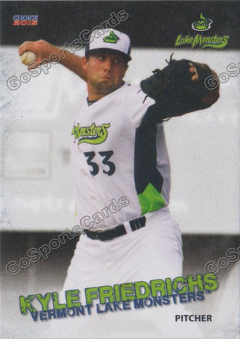 2015 Vermont Lake Monsters Kyle Friedrichs