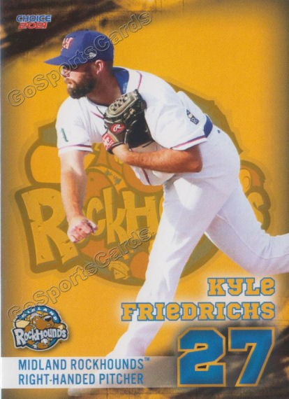 2021 Midland Rockhounds Kyle Friedrichs