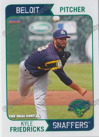 2016 Beloit Snappers Kyle Friedrichs Friedricks