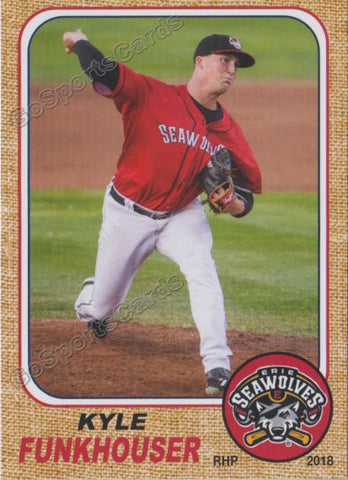 2018 Erie SeaWolves Kyle Funkhouser
