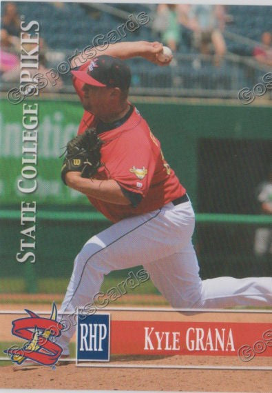 2014 State College Spikes Kyle Grana