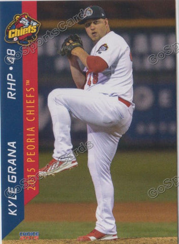 2015 Peoria Chiefs Kyle Grana