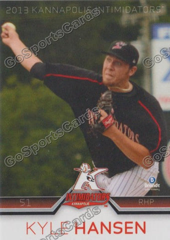 2013 Kannapolis Intimidators Kyle Hansen