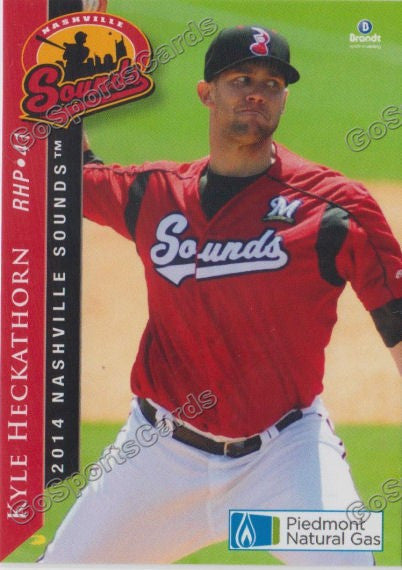 2014 Nashville Sounds Kyle Heckathorn