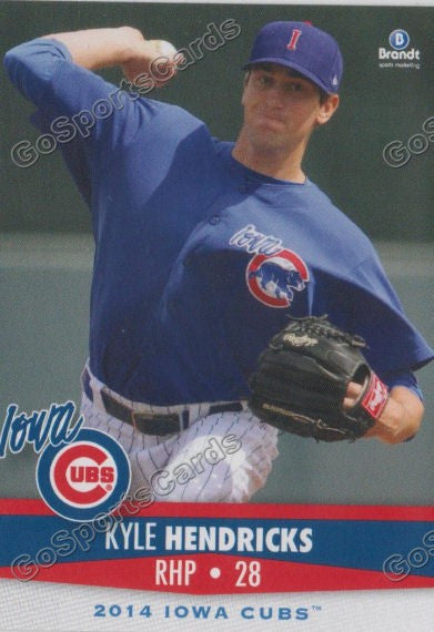 2014 Iowa Cubs Kyle Hendricks
