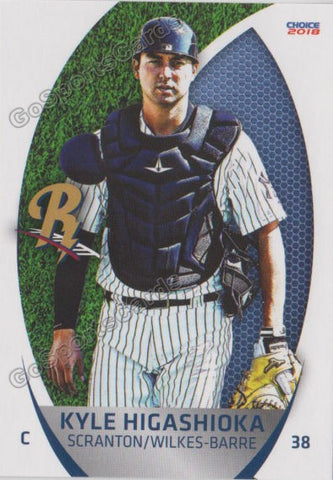 2018 Scranton Wilkes Barre RailRiders Kyle Higashioka