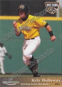 2011 Bowling Green Hot Rods Kyle Holloway