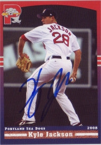 Kyle Jackson 2008 Portland Seadogs (Autograph)