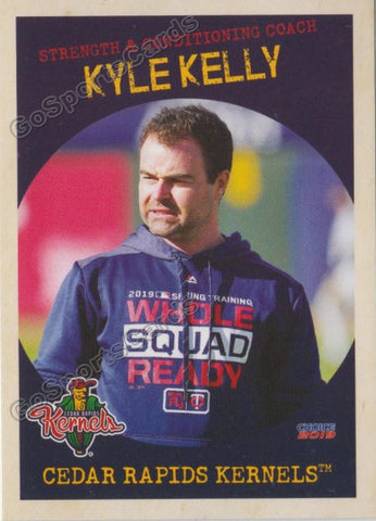 2019 Cedar Rapids Kernels Kyle Kelly