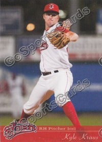 2012 Lowell Spinners Kyle Kraus