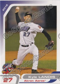 2012 Akron Aeros Kyle Landis