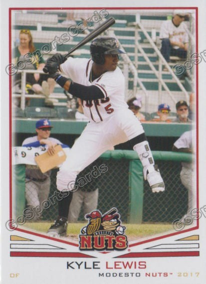 2017 Modesto Nuts Kyle Lewis