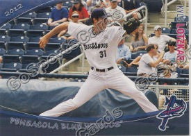 2012 Pensacola Blue Wahoos Kyle Lotzkar