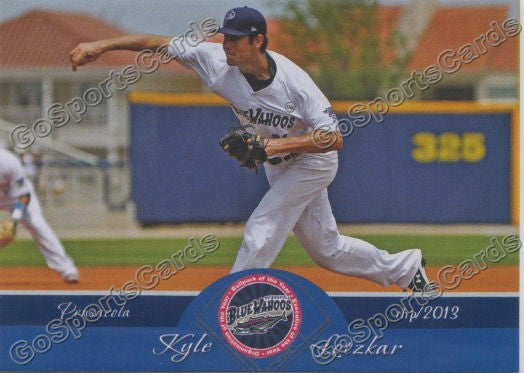 2013 Pensacola Blue Wahoos Kyle Lotzkar