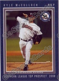 2008 Southern League Top Prospects Kyle McCulloch
