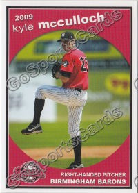 2009 Birmingham Barons Kyle McCulloch