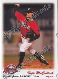 2010 Birmingham Barons Kyle McCullock
