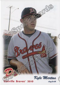 2010 Danville Braves Kyle Mertins