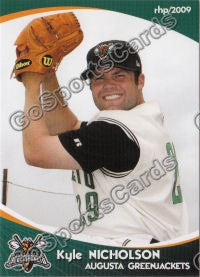 2009 Augusta GreenJackets Kyle Nicholson