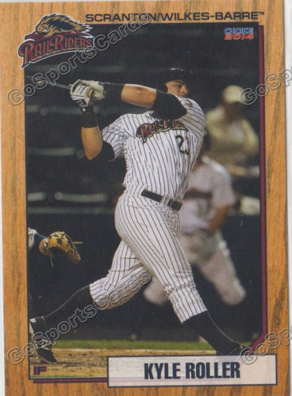 2014 Scranton Wilkes Barre Railriders Kyle Roller
