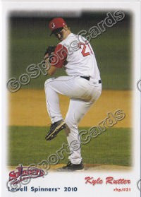 2010 Lowell Spinners Kyle Rutter