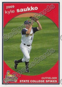 2009 State College Spikes Kyle Saukko