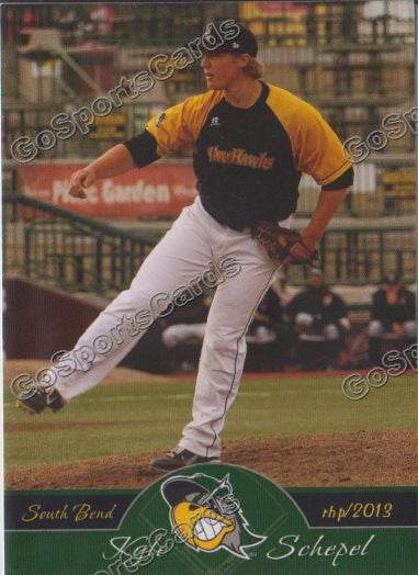 2013 South Bend Silverhawks Kyle Schepel