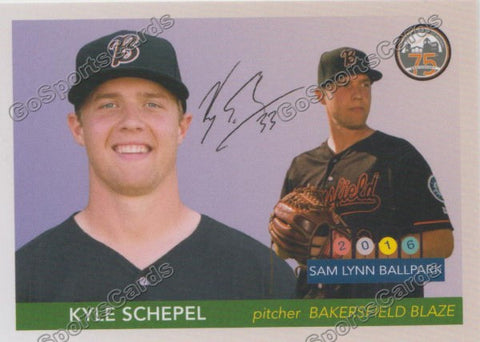 2016 Bakersfield Blaze Kyle Schepel