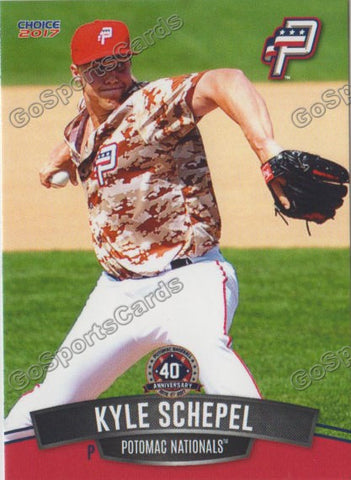 2017 Potomac Nationals Kyle Schepel
