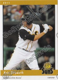 2011 Jacksonville Suns Kyle Skipworth