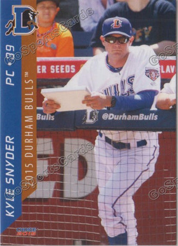 2015 Durham Bulls Kyle Snyder