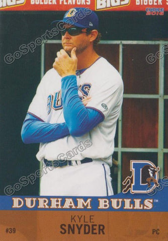  2016 Durham Bulls Kyle Snyder