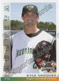 2010 Augusta GreenJackets Kyle Vazquez