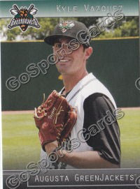 2012 Augusta GreenJackets Kyle Vazquez