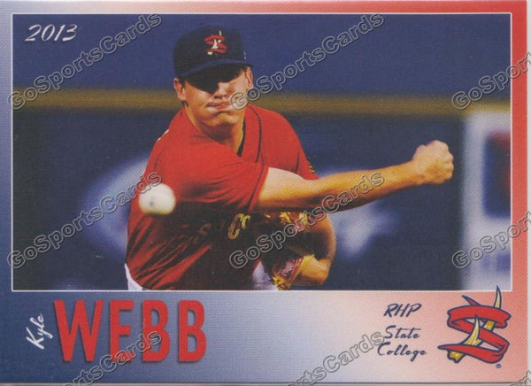 2013 State College Spikes Kyle Webb