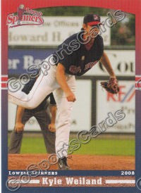 2008 Lowell Spinners Kyle Weiland