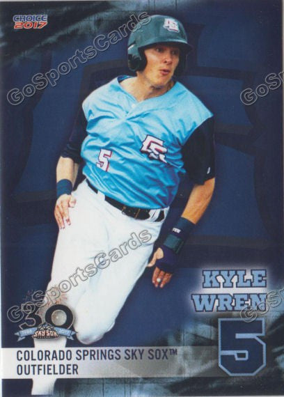 2017 Colorado Springs Sky Sox Kyle Wren
